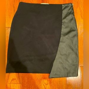Arden B size S faux leather  assymetrical skirt